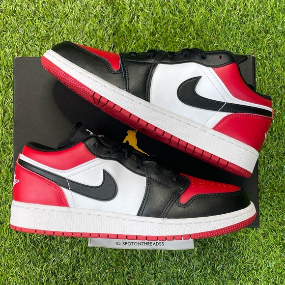 Air Jordan 1 low GS ‘Bred Toe’ - Picture 3 of 6